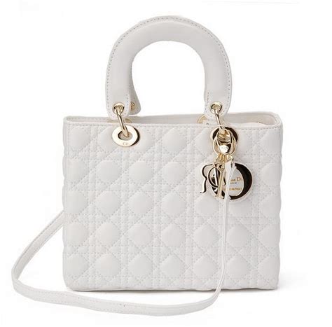 lady dior white and gold